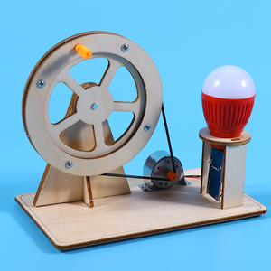 儿童科学实验手摇发电机四五六年级作品科技小制作手工diy材料包
