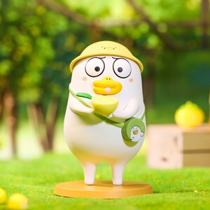 泡泡玛特小刘鸭表情包干杯开心隐藏手办正品盲盒公仔摆件潮玩