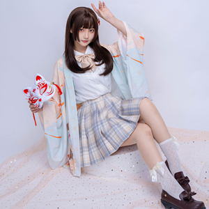 【春礼日和】原创设计羽织外套jk制服和风日系可爱少女Lolita软妹