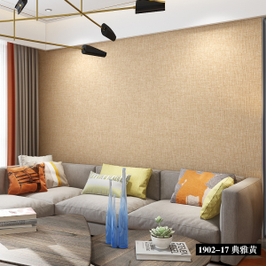 素色卧室多色亚麻无缝墙布现代简约纯色客厅壁布墙纸蚕丝北欧壁布