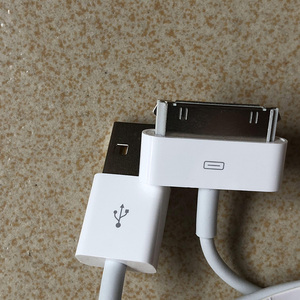 适用苹果iphone4原装4s数据线ipad2 3平板充电器头正品touch4宽口
