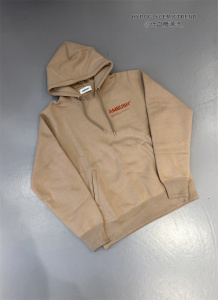 【特价】AMBUSH FLEECE 2021胸口LOGO加绒连帽卫衣帽衫