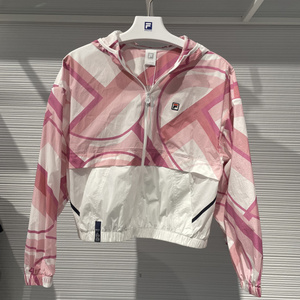 fila斐乐22夏女运动上衣夹克防晒皮肤衣梭织外套a11w223701fza