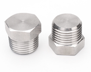 304不锈钢外六角螺塞油塞实心堵头螺栓zg pt1.5寸1寸 3/4 1/2 3/8