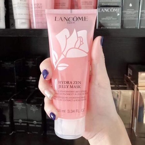 【现货】兰蔻清滢玫瑰果冻睡眠补水面膜/蜜糖磨砂啫喱膏正装100ml