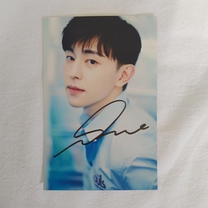 邓伦亲笔签名照片高清写真实拍包邮现货明星周边定制to签礼物福利