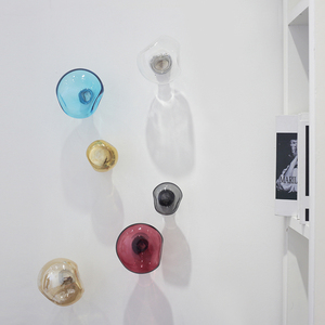 物与吾创意玻璃装饰挂钩现代简约壁挂衣帽钩个性客厅墙壁饰品