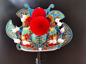 京剧戏装戏曲钟馗帽子盔头京剧戏剧钟馗嫁妹判官帽演出头饰阎王帽