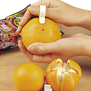 指橙子去皮器剥橙神器拨削多功能虾水果石榴指环刀手割线芒果柠檬