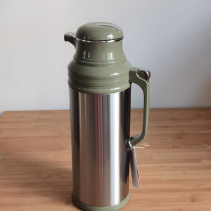 清水牌热水瓶家用不锈钢保温壶大容量宿舍茶瓶2升5磅暖瓶玻璃胆