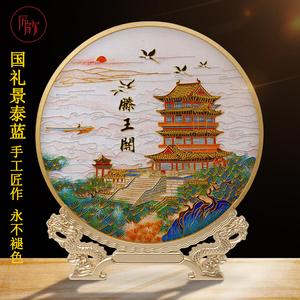 江西特色纪念品风景名胜定制礼品送客户地方文化滕王阁高档工艺品