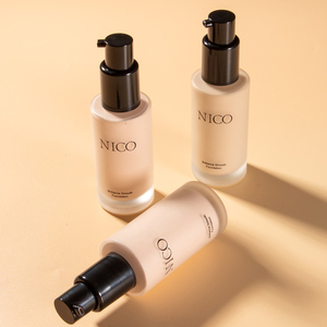 nico粉底液持久不脱妆干皮混油皮控油遮瑕保湿学生平价气垫bb霜女