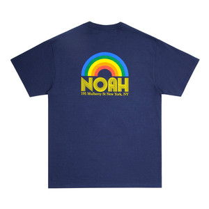 正品新款19SS NOAH RAINBOW SHOP 彩虹商店限量短袖T恤男女TEE