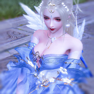 剑网三剑网3剑三玉玲珑礼盒蓝玲珑黑玲珑墨心浮岚黑白发衣服挂件