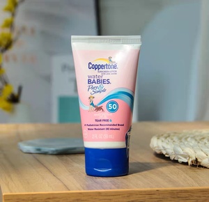 coppertone水宝宝防晒乳霜50倍清爽不油腻儿童成人阻隔紫外线温和