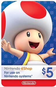 任天堂 Nintendo NS eshop 5 10 20 50 100 美金 美服版 充值点卡