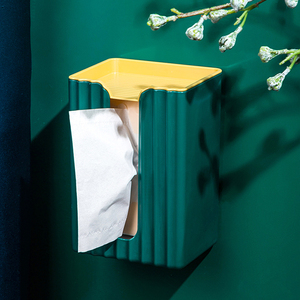 紙巾盒壁掛式廚房客廳創意收納掛壁抽紙輕奢風廁所紙抽家用免打孔