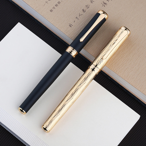 上海晶典 PENBBS499型全铜款喷砂镀膜重感成人学生礼品铱金钢笔