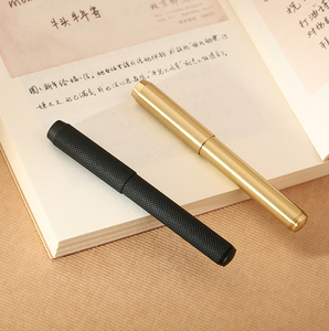 上海晶典DELIKE混元全铜镀黑小美工特细明尖学生成人书写练字钢笔