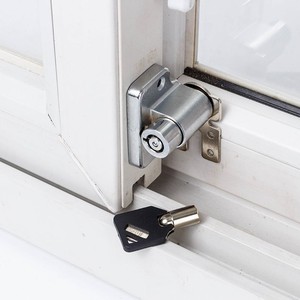 限位锁儿童宝宝安全防护防盗塑钢窗户铝合金窗推拉门窗卡扣限位器