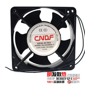 全新CNDF TA12038HSL-2 TA12038HBL-2 AC220V 12CM 12038交流风扇