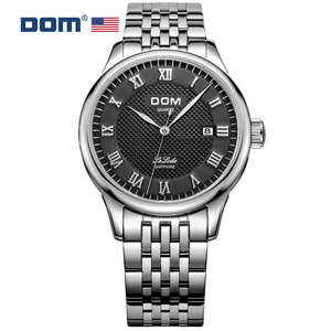 美国dom多姆手表男立体金字塔纹理表盘男士时尚腕表简约 m-41d-1m