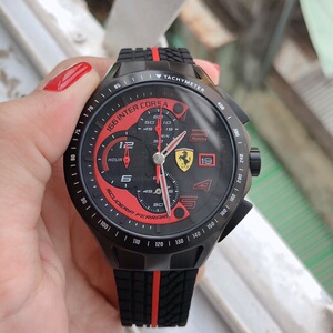 ferrari法拉利手表男赛车运动风计时码表石英表欧美腕表0830077