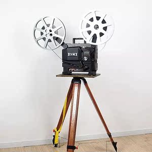 二手怀旧老式胶片电影机日本爱其eiki sl-2h16毫米放映机带三脚架