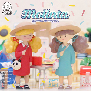 现货 卓大王 molinta 郊游公仔 阿卓玩具公仔 爆米花妹妹 娃娃