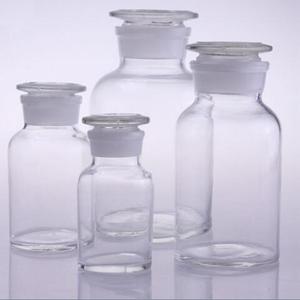 广口试剂瓶磨口玻璃瓶30-500ml泡药泡酒瓶透明1L2L5L10L15L20L30L