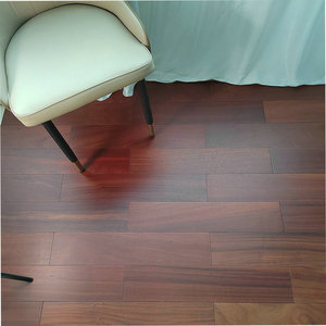 非洲小叶紫檀亚花梨纯实木地板水性漆环保漆室内工厂现货库存特价