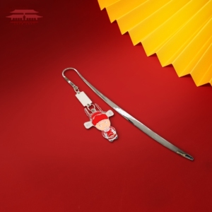 小状元红色金属书签卡通孔庙祈福系列文创考试必过精致礼品送师生