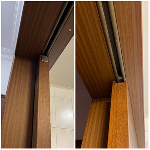 上海虹口区木头移门维修专业服务卫生间厨房间衣柜木移门故障修理