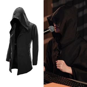 富贵同款外套网红神秘人黑色衣服斗篷百搭暗黑系披肩大帽子上衣