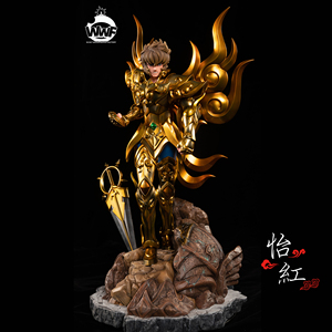 【怡红】wwf 圣斗士星矢狮子座艾欧里亚gk 限量雕像手办模型
