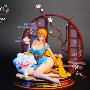 【怡红】f3 性感醉酒娜美 海贼王gk 限量雕像手办模型生日礼物