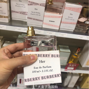 法国 burberry博柏利 for her花与她女士香水持久清新花香调100ml