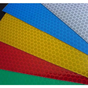 高强级反光膜蜂窝状高亮反光材料交通标志牌广告刻字膜3级膜5年