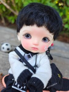 takeya竹屋 bjd4分6分8分ob11小布qbaby假发小男孩短刘海圆寸头