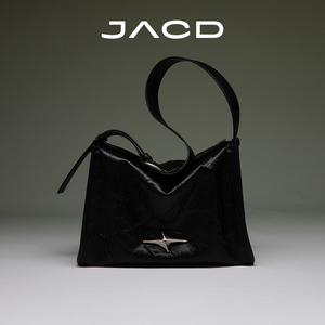 JACD【异星】小众设计托特包大容量高级感通勤黑色女包单肩斜挎包