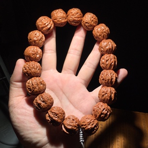 神都猴王猴头核桃文玩手t串2把件秋捻202手新籽京八棱手持手0人付款