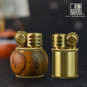 日本原装进口威恩WIN16101系列个性创意小胖墩铜实木煤油打火机