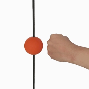 吊球精准度魔力球视觉动态训练反应能力球实心拳击皮筋硅胶速度球