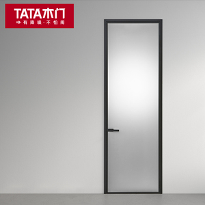 TATA木门 卫生间门阳台门玻璃门厨房门浴室门铝合金平开门LB010-P