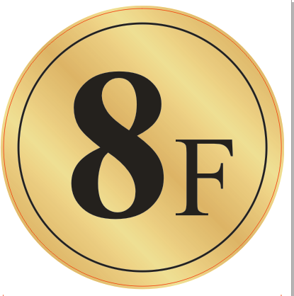 深圳定制不干胶pvc数字标贴广告楼层号小广告传单标贴logo设计标