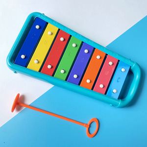 儿童早教奥尔夫乐器八音手敲琴音乐启蒙打击琴扬琴大j小d推荐玩具