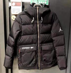 air jordan 男子篮球运动休闲保暖连帽羽绒服 ck6662-010