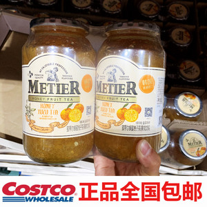 上海costco开市客代购 韩国进口METIER蜜蒂尔蜂蜜柚子茶1KG*