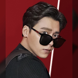 李易峰同款gm墨镜防紫外线太阳镜大脸显瘦男士开车眼镜大框墨镜男