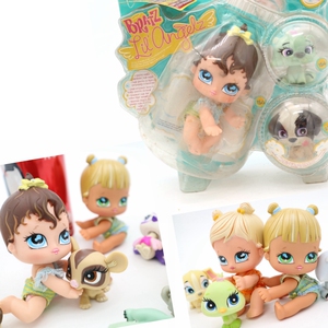 外贸出口贝兹娃娃迷你小号娃娃宠物猫狗小鸟bratz